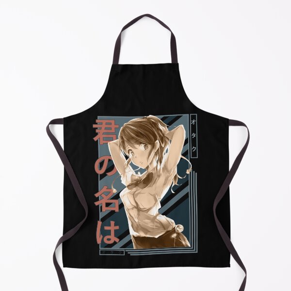 Item preview, Mitsuha Miyamizu Retro Blue Black Design designed and sold by Wafusaurus.