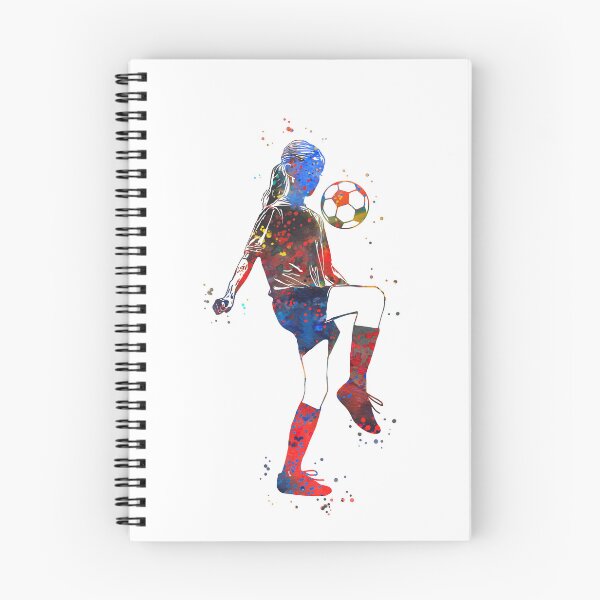 Artikelvorschau, Weiblicher Fußballspieler entworfen und verkauft von Rosaliartbook.