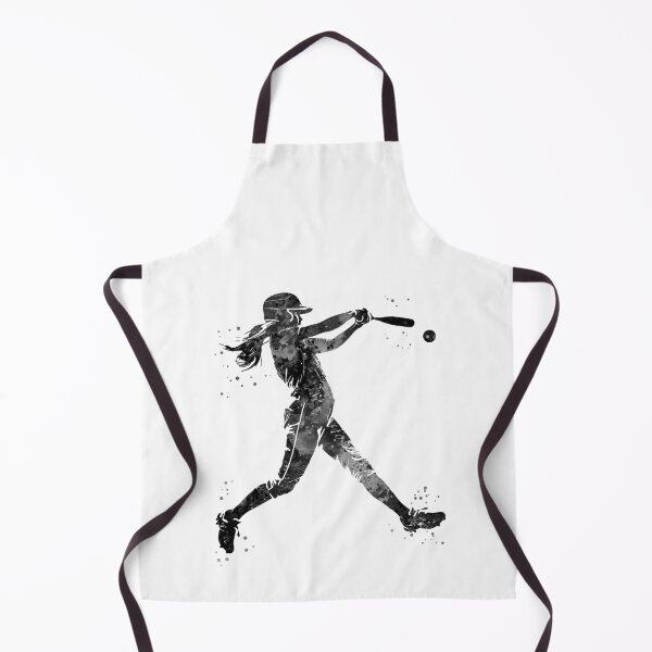 Item preview, Girl Softball Player designed and sold by Rosaliartbook.