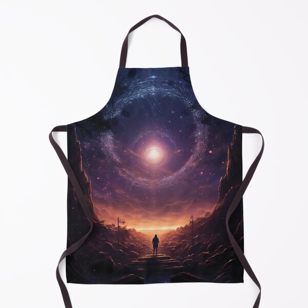 Item preview, Mystic Stars Landscape / Dark Fantasy Landscape / Futuristic Moon Moonscape / Galaxy Cosmic Universe designed and sold by Lil-Satu.
