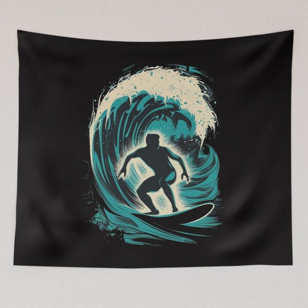 Item preview, Epic Wave Surfer T-Shirt - Ocean Adventure and Surfing Passion Tee designed and sold by HOMEDESIGNPRINT.