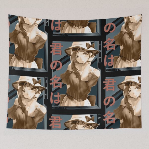 Item preview, Miki Okudera Retro Blue Black Design  designed and sold by Wafusaurus.