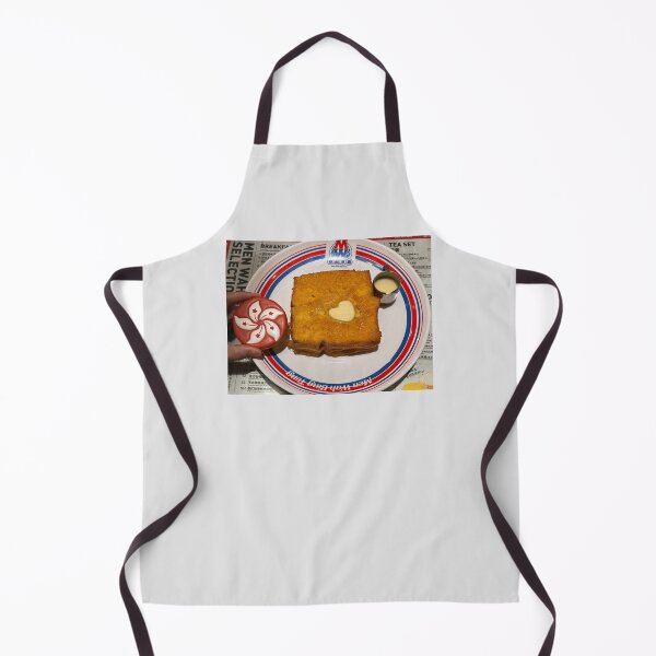 Item preview, Local French toast at Menwah with a Hong Kong flag royal icing cookie designed and sold by aiko-p.