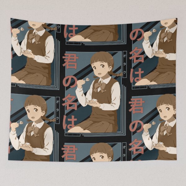 Item preview, Sayaka Natori Retro Blue Black Design  designed and sold by Wafusaurus.