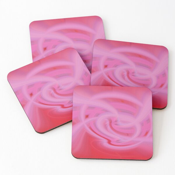 Item preview, pink color curves on an abstract red background designed and sold by felipequeiroz.