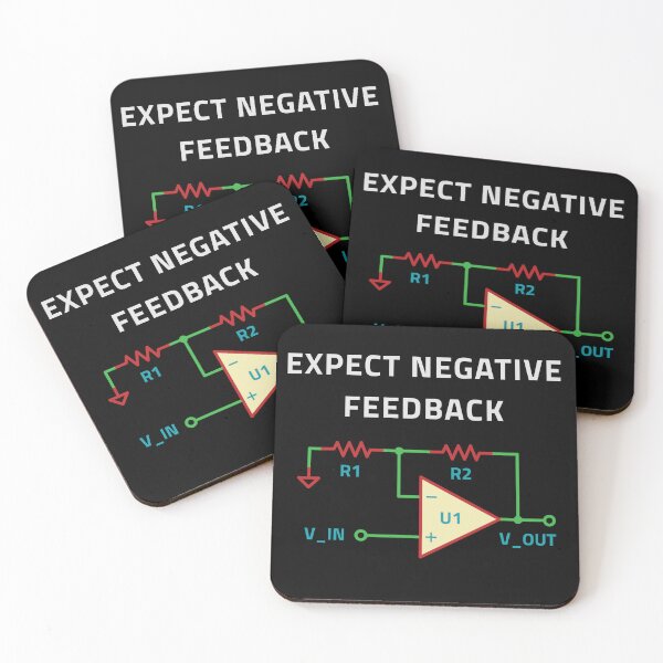 Item preview, Electrical Engineer Negative Feedback designed and sold by Zagach Letters.