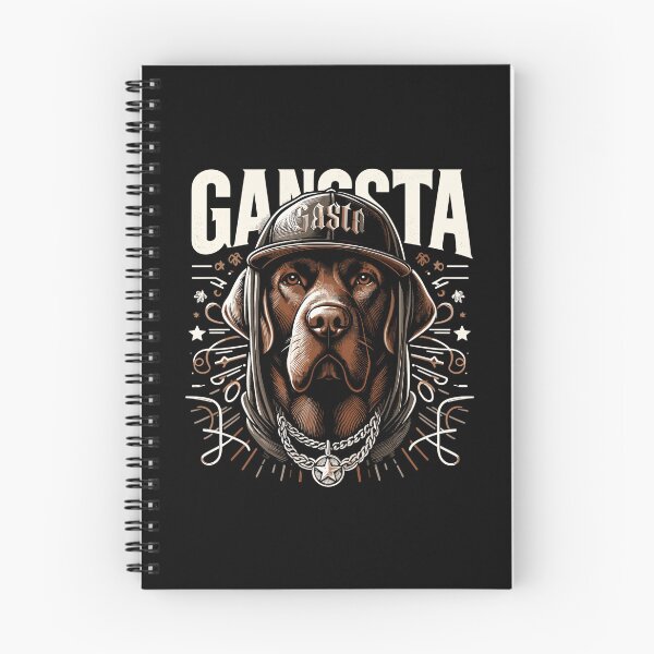 Item preview, Brown Labrador Gangsta Gangster Dog Gift designed and sold by Pineapple-Tree.
