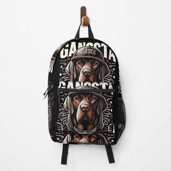 Item preview, Brown Labrador Gangsta Gangster Dog Gift designed and sold by Pineapple-Tree.