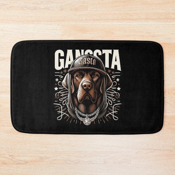 Item preview, Brown Labrador Gangsta Gangster Dog Gift designed and sold by Pineapple-Tree.