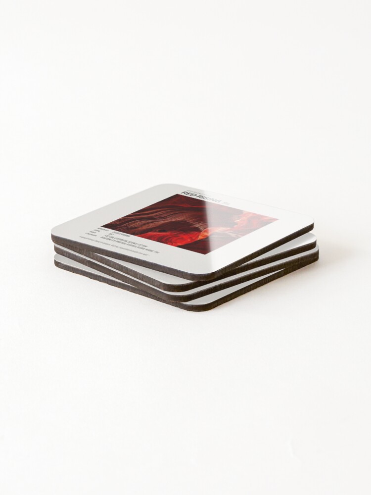 Thumbnail 4 of 5, Coasters (Set of 4), Red Rising designed and sold by BasicArtChick.