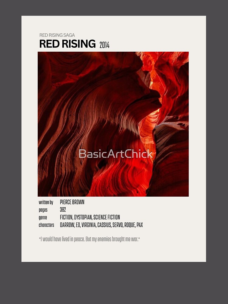 Thumbnail 6 of 6, Premium Oversized Hoodie, Red Rising designed and sold by BasicArtChick.
