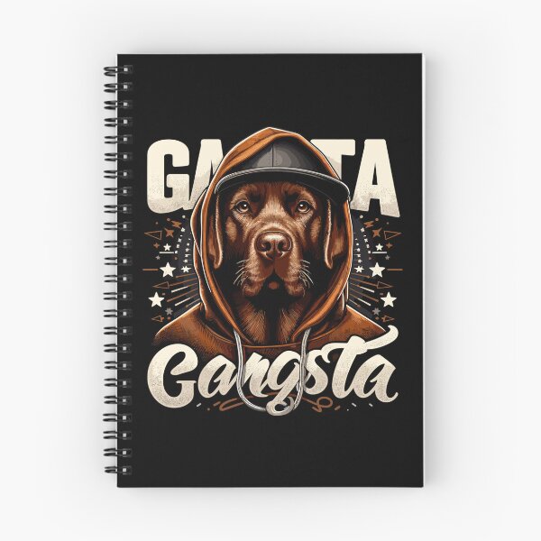 Item preview, Brown Labrador Gangsta Gangster Dog Gift designed and sold by Pineapple-Tree.