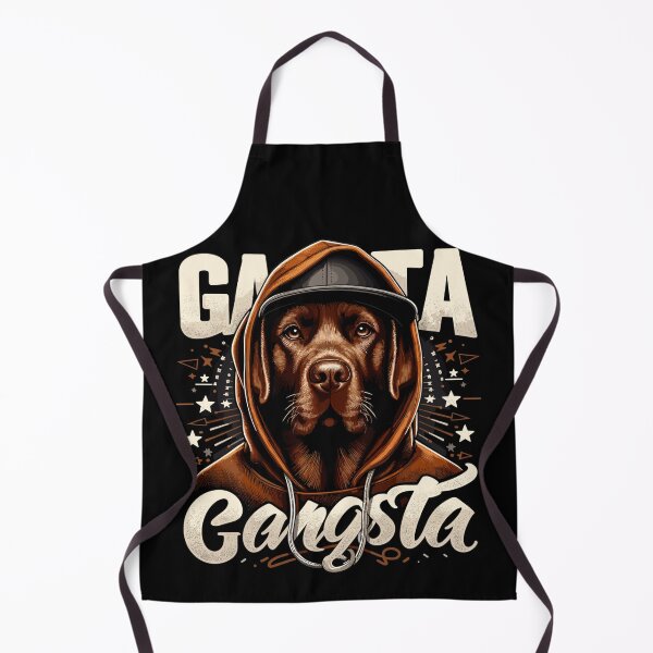 Item preview, Brown Labrador Gangsta Gangster Dog Gift designed and sold by Pineapple-Tree.