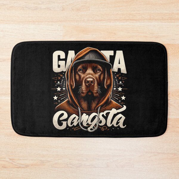 Item preview, Brown Labrador Gangsta Gangster Dog Gift designed and sold by Pineapple-Tree.