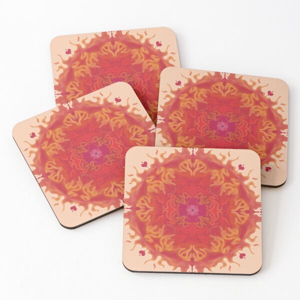 Item preview, Fiery Mandala of the Sun designed and sold by digitalfae.
