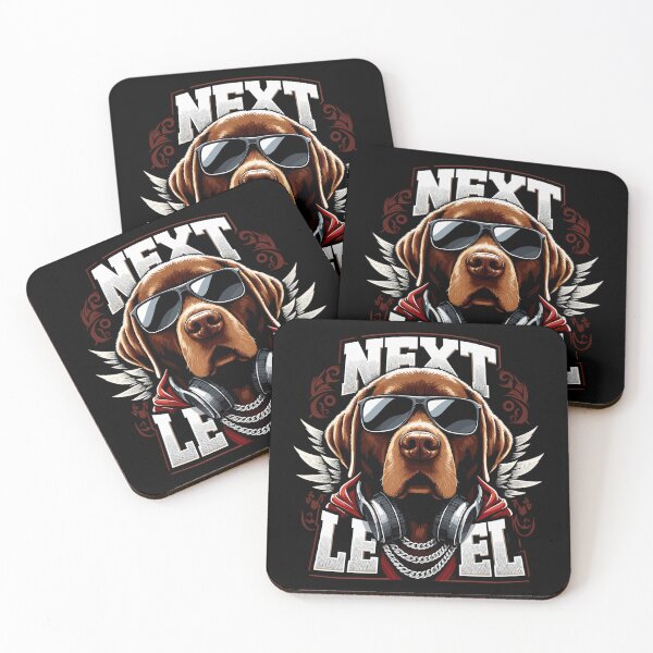 Item preview, Brown Labrador Gangster Next Level Dog Gift designed and sold by Pineapple-Tree.