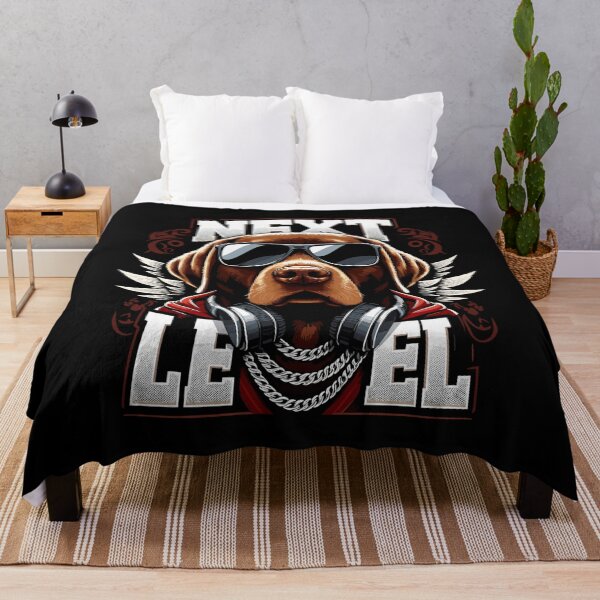 Item preview, Brown Labrador Gangster Next Level Dog Gift designed and sold by Pineapple-Tree.