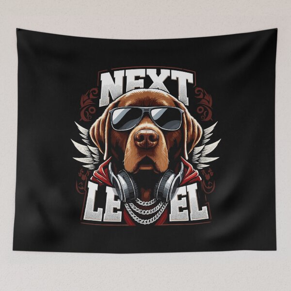 Item preview, Brown Labrador Gangster Next Level Dog Gift designed and sold by Pineapple-Tree.