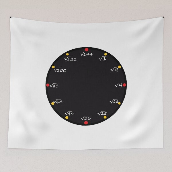 Item preview, mathematical clock, square root designed and sold by Numbers-Art.