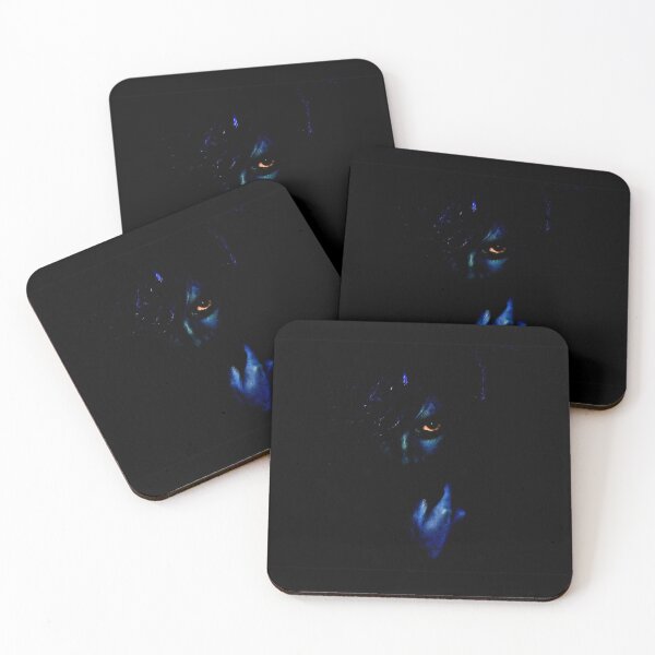 Item preview, Abstract photography hidden woman in blue designed and sold by Carré Comme Orange.