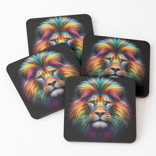 Item preview, A colourful Lion  designed and sold by cmphotographs.
