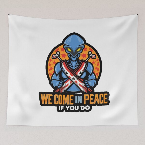 Item preview, We come in peace if you do designed and sold by amyjoy1976.