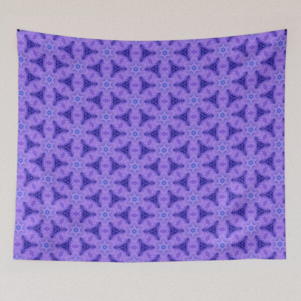 Item preview, Spiritual Serenity Monochromatic Purple Pattern designed and sold by Negin Mf Designs.