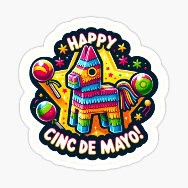 Item preview, Happy Cinco de Mayo pinata designed and sold by VieDePablito.