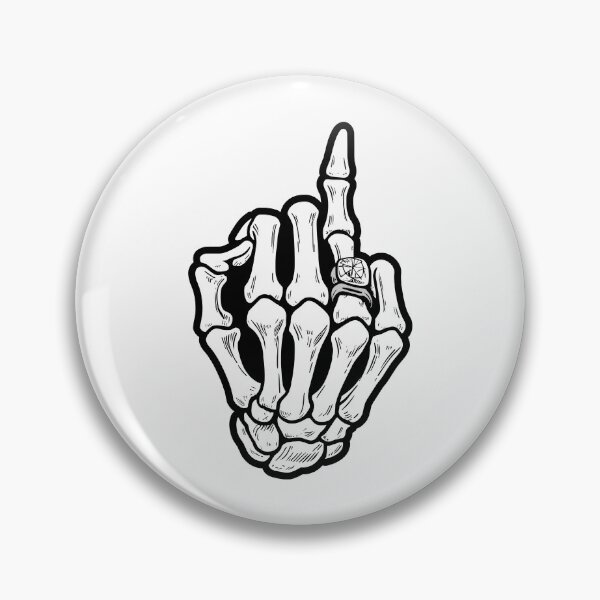 Item preview, Funny Bride Gothic Skeleton Wedding Ring Finger Just Married designed and sold by TKsTees.