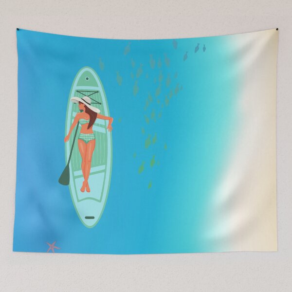 Item preview, Sup Boarding Woman designed and sold by trendingatees.