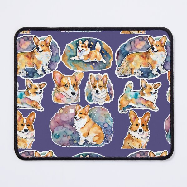 Item preview, Corgi stickers - watercolor, art designed and sold by VickyJo111.