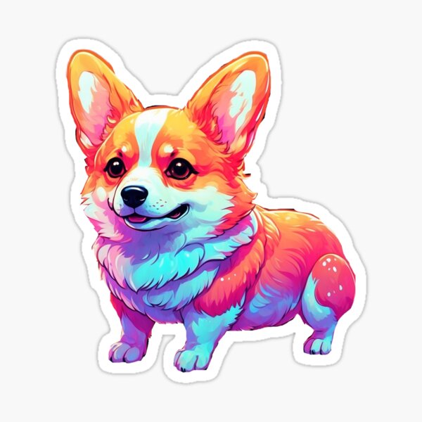 Item preview, Cute corgi dog  designed and sold by LevCreates.