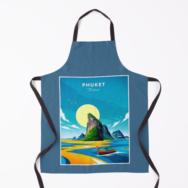 Item preview, PHUKET THAILAND : Vintage Patong Bay Travel and Tourism Advertising Print designed and sold by posterbobs.