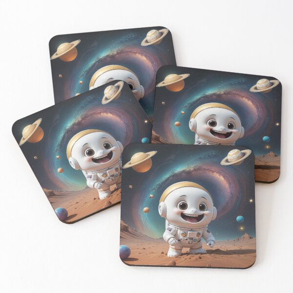Item preview, Cute smiley astronaut designed and sold by RTai.