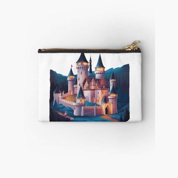 Item preview, Castillo encantado de cuento de hadas, caballeros medievales designed and sold by TrendyGraphTees.