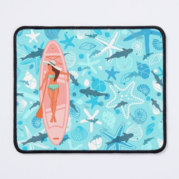 Item preview, Woman on a Paddle Board, Sea Creatures designed and sold by trendingatees.