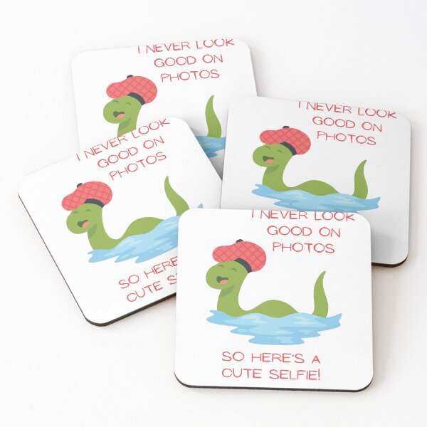 Item preview, I never look good on photos. So here's a cute selfie. Loch Ness Monster. designed and sold by Aktio  Design.