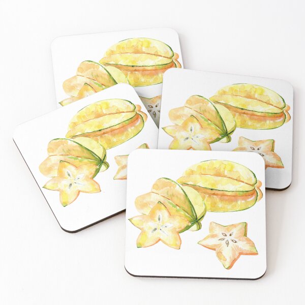 Item preview, Watercolor carambola designed and sold by tapilipa.