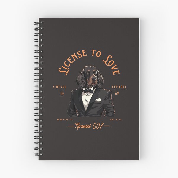 Item preview, Cocker spaniel as a secret agent. Spaniel 007 designed and sold by Tsifra.