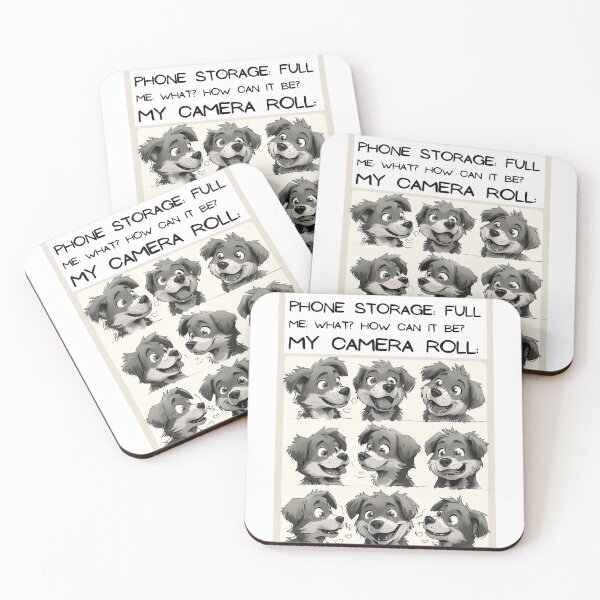 Item preview, My phone storage is full. A camera roll full of cute dog pics. designed and sold by Aktio  Design.