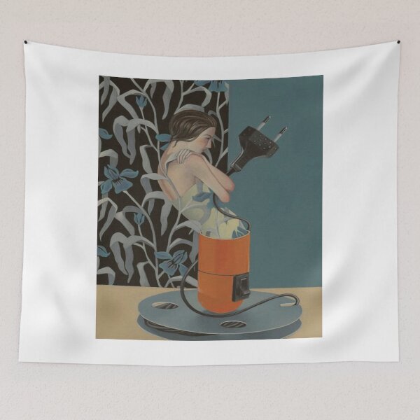 Item preview, Emotional Disconnect: Woman and Electrical Outlet Connection designed and sold by JessePinkst.