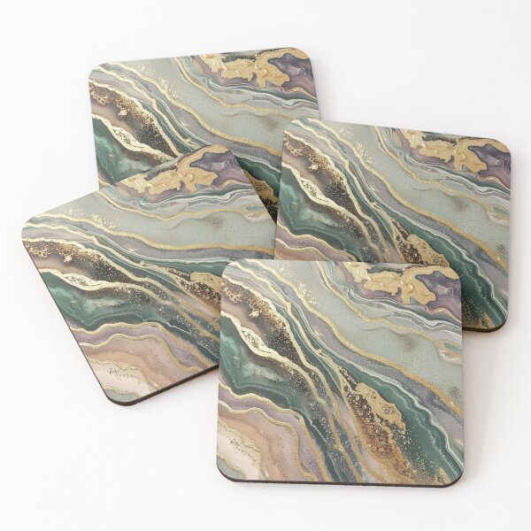 Item preview, Elegant luxury marble, green gold and white marble designed and sold by venella.