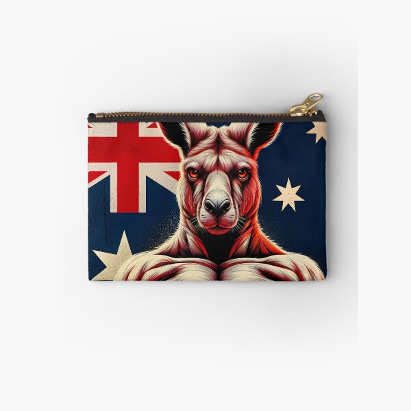 Item preview, Flag of Australia and the Kangaroo with its Imposing Shape designed and sold by PixelCraftDSG.