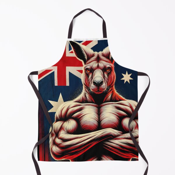 Item preview, Flag of Australia and the Kangaroo with its Imposing Shape designed and sold by PixelCraftDSG.
