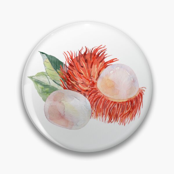 Item preview, Watercolor rambutan  designed and sold by tapilipa.