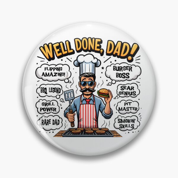 Item preview, Grill Master Dad: The Hero of Summer BBQs designed and sold by SportsT-Shirts.