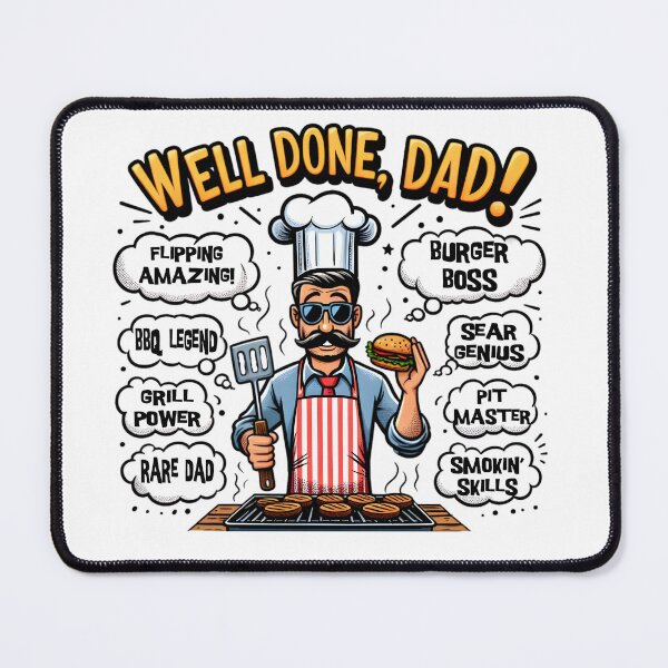Item preview, Grill Master Dad: The Hero of Summer BBQs designed and sold by SportsT-Shirts.