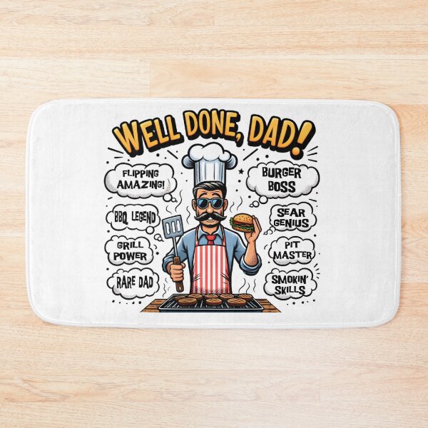 Item preview, Grill Master Dad: The Hero of Summer BBQs designed and sold by SportsT-Shirts.