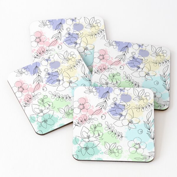 Item preview, colorful floral pattern designed and sold by Tetiana Pohurska.