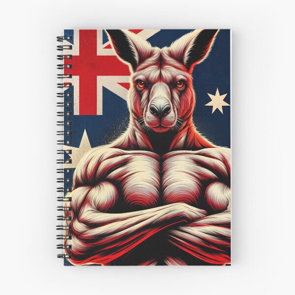 Item preview, Flag of Australia and the Kangaroo with its Imposing Shape designed and sold by PixelCraftDSG.